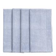 Chamois - Stripe servett 50x50 cm 4-pack cornflower