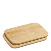 Zassenhaus - Liten Serveringsbricka 2-pack 28x20 cm Rubberwood