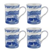 Spode - Blue Italian Mugg 34 cl 4-pack