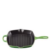 Le Creuset - Signature Grillpanna Kvadratisk 26 cm bamboo green