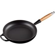 Le Creuset - Signature Stekpanna med trähandtag 28 cm black