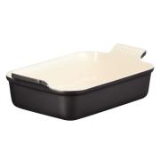 Le Creuset - Heritage Rektangulär Form 26 cm black