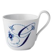 Royal Copenhagen - Blue Fluted Pl Alphabet Mugg 33 cl G