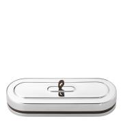 Georg Jensen - Manhattan Låda Bred Rostfritt stål/Läder/Skinn