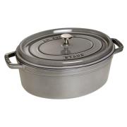 Staub - La cocotte Oval Gryta 5,5L Grå