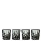 Lyngby Glas - Sorrento Shotglas 4 cl 4-pack Smoke