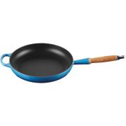 Le Creuset - Signature Stekpanna med trähandtag 28 cm Azure