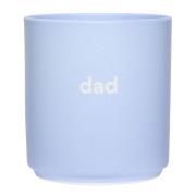 Design Letters - Favourite Mugg Dad 25 cl Blå