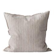 Tell Me More - Kuddfodral linne 50x50 cm hazelnut stripe