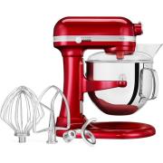 KitchenAid - KitchenAid Artisan Köksmaskin 6,9 L Röd Metallic