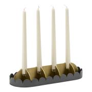 Klong - Fira Adventsljusstake 34x15 cm Mässing