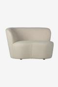 WOOOD - Soffa Stone Liten Vänster - Beige - 2-sits soffor - Från Homer...