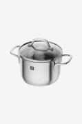ZWILLING - Gryta Pico med glaslock 1,4 l 14 cm - Silver - Grytor & kas...