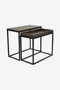 Nordic Furniture Group - Sidobord Duett set om 2 - Brun - Soffbord - F...