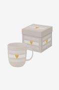 Paperproducts Design - Mugg Heart of Gold Matt 35 cl - Beige - Koppar ...