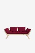 Karup Design - Lounge-bäddsoffa Bebop Natur Bas - Röd - Bäddsoffor - F...