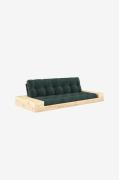 Karup Design - Base Bäddsoffa m. 2 sidolådor Tre sittplatser - Grön - ...