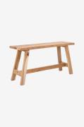 House Nordic - Bänk Barcelona, teak, 90x25xh45 cm - Brun - Bänkar - Fr...