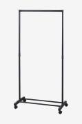 NORDFORM - Klädstång enkel 74,5X39X157Cm - Svart - Klädförvaring - Frå...