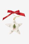 Spode - Juldekoration Stjärna Christmas Tree höjd 7 cm - Vit - Julpynt...