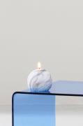 Star Trading - FLAMME MARBLE blockljus LED 12 cm - Grå - Bordslampor -...