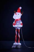 NORDFORM - Acrylic Reindeer 20X22X70Cm Med/40 LED - Flerfärgad - Dekor...