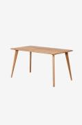 Wood Furniture - Matbord Lula, 140x80cm, ek - Brun - Matbord - Från Ho...