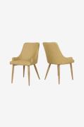 Venture Home - Stol Plaza 2-pack - Gul - Stolar - Från Homeroom