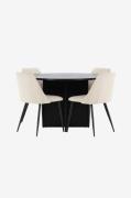 Venture Home - Matbord Strada med stol Night - Beige - Matgrupper - Fr...
