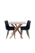 Venture Home - Piazza matbord med Polar matstol - Svart - Matgrupper -...
