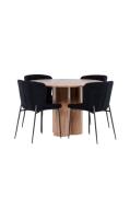 Venture Home - Olivia matbord med Modesto matstol - Svart - Matgrupper...