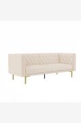 Dorel Home - Soffa 3 sittplatser Marseille - Vit - 3-sits soffor - Frå...