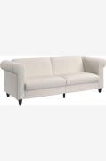 Dorel Home - Soffa 3-sits Felix Ii - Vit - 3-sits soffor - Från Homero...