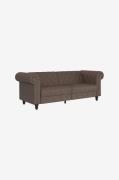 Dorel Home - Soffa 3 sittplatser Felix - Brun - 3-sits soffor - Från H...