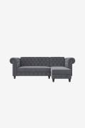 Dorel Home - Soffa 3-sits bäddsoffa Felix - Grå - 3-sits soffor - Från...