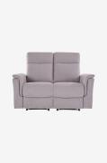 Loft24 - Soffa 3-sits soffa med 2 manuella vilstolar Lund - Brun - 3-s...