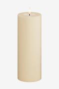 DeluxeHomeart - LED-pelarljus 7,5x20 cm - Vit - Ljus - Från Homeroom