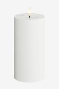 DeluxeHomeart - LED utomhuspelarljus 7,5x15 cm - Vit - Dekorationsbely...