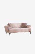 Hanah Home - Soffa med 2 sittplatser Hamlet - Beige - 2-sits soffor - ...