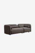 Hanah Home - Soffa med 3 sittplatser Victoria - Grå - 3-sits soffor - ...