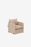 Hanah Home - Bäddsoffa med 1 sittplats Saga - Beige - Bäddsoffor - Frå...