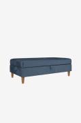 Dorel Home - Ottoman med förvaring Lilly - Blå - Fotpallar & puffar - ...