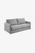 Kave Home - SAMSA bäddsoffa - Grå - 2-sits soffor - Från Homeroom