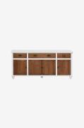 Loft24 - Skänk 3 lådor 4 dörrar Hanna - Vit - Skänkar & sideboards - F...