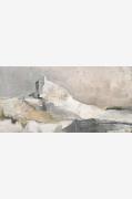 Malerifabrikken - Nordic Shapes / Blandad målning / 140 X70 cm - Grön ...