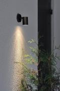Konstsmide - MODENA vägglampa utomhus - Svart - Fasadbelysning - Från ...