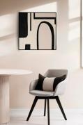 Zelected by Houze - Inramad Canvas Abstract Therapy - Beige - Julpynt ...