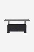 NORDFORM - Trädgårdsbord upp/ned 134x84 cm Gruffudd - Svart - Matbord ...