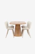 Venture Home - Matbord Stjärnö med Lilja-stol - Beige - Matgrupper - F...