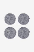 Skinnwille - Sittplätt rund Curly 4-pack - Grå - Sittdynor - Från Home...